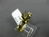 .44CT BAGUETTE DIAMOND 14K YELLOW GOLD 3D ROUND SEMI MOUNT ENGAGEMENT RING #1297