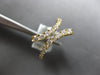 .39CT DIAMOND 18KT YELLOW GOLD 3D GRADUATING CRISS CROSS SNAKE FLEXIBLE FUN RING