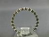 ESTATE .52CT DIAMOND 18K WHITE GOLD 3D ROUND 3mm BEZEL ETERNITY ANNIVERSARY RING