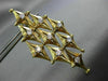 ESTATE EXTRA LARGE 2.08CT DIAMOND 18KT YELLOW GOLD 3D ETOILE CLIP ON EARRINGS