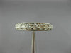 ESTATE .77CT DIAMOND 14KT WHITE GOLD 3D SEMI ETERNITY WEDDIING ANNIVERSARY RING