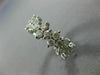 WIDE 2.73CT DIAMOND 14KT WHITE GOLD 3D 3 ROW ETERNITY WEDDING ANNIVERSARY RING