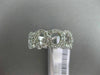 ESTATE .75CT DIAMOND 14K WHITE GOLD OPEN CIRCLE OF LIFE WEDDING ANNIVERSARY RING
