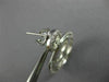 LARGE 3.23CT DIAMOND 18KT WHITE GOLD 3D MULTI CIRCULAR CLIP ON HANGING EARRINGS