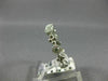 ESTATE .36CT DIAMOND 14K WHITE GOLD 3D FLOWER FILIGREE WEDDING ANNIVERSARY RING