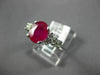 ESTATE 1.60CT DIAMOND & AAA OVAL CUT RUBY 14KT ROSE GOLD CLASSIC ENGAGEMENT RING