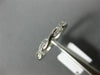 ESTATE .15CT DIAMOND 14KT WHITE GOLD 3D INFINITY SEMI ETERNITY ANNIVERSARY RING