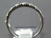 ESTATE .98CT DIAMOND & AAA RUBY 18KT WHITE GOLD 3D DOUBLE ROW DIAGONAL FUN RING
