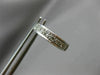 ESTATE .16CT DIAMOND 14KT WHITE GOLD 3D CLASSIC SIX STONE HUGGIE EARRINGS