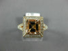 LARGE 1.60CT DIAMOND & AAA MORGANITE 14KT ROSE GOLD CUSHION CUT ENGAGEMENT RING