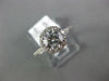 ESTATE .96CT DIAMOND 14KT WHITE GOLD 3D ROUND HALO CLASSIC ENGAGEMENT RING