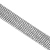 LARGE 19.88CT DIAMOND 18KT WHITE GOLD 3D CLASSIC MULTI ROW CUFF TENNIS BRACELET