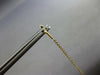 ESTATE .14CT DIAMOND 18KT YELLOW GOLD 3D GEOMETRICAL BAR FUN HANGING EARRINGS