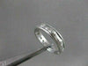 ANTIQUE .83CTW DIAMOND FILIGREE ETERNITY WEDDING PLATINUM ANNIVERSARY RING #3290