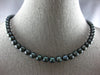 ESTATE AAA TAHITIAN PEARL 14KT WHITE GOLD 3D 7MM CLASSIC LOVE NECKLACE #27955