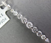 ESTATE .60CT DIAMOND 18KT WHITE GOLD 3D ROUND CLASSIC JOURNEY BAR PENDANT