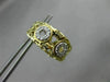 ESTATE .15CT DIAMOND 14KT TWO TONE GOLD CIRCLE OF LIFE FILIGREE CLIP ON EARRINGS
