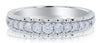 .29CT DIAMOND 14K WHITE GOLD CLASSIC ROUND SHARED PRONG WEDDING ANNIVERSARY RING