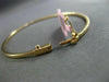 ESTATE .55CT DIAMOND 18KT ROSE GOLD 3D ETOILE CLASSIC 2mm BANGLE BRACELET