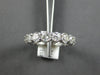 ESTATE 4.04CT DIAMOND 14K WHITE GOLD ROUND SHARE PRONG ETERNITY ANNIVERSARY RING