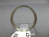 ANTIQUE .58CT DIAMOND 14KT WHITE GOLD MILGRAIN ETERNITY ANNIVERSARY RING #19869