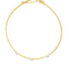 ESTATE .51CT DIAMOND 18KT WHITE AND YELLOW GOLD 3D CLASSIC SNAKE LOVE NECKLACE