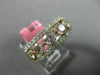 ESTATE WIDE 2.51CT WHITE & PINK DIAMOND 18KT WHITE & ROSE GOLD ANNIVERSARY RING