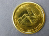 ESTATE 18KT YELLOW GOLD 3D ISRAELI JERUSALEM MENORAH COIN PERFECT GIFT!!! #27054