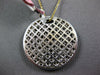 3.57CT DIAMOND & AAA YELLOW SAPPHIRE 18KT WHITE GOLD CIRCULAR PIZZA PIE PENDANT