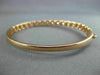 ANTIQUE WIDE 1.85CT DIAMOND 18KT ROSE GOLD CLASSIC FILIGREE BANGLE BRACELET F/G