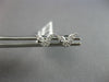 SMALL .31CT DIAMOND 14KT WHITE GOLD 3D ROUND & MARQUISE BUTTERFLY STUD EARRINGS