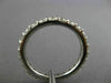 ESTATE 1.25CT ROUND DIAMOND 14KT WHITE GOLD 3D ETERNITY WEDDING ANNIVERSARY RING