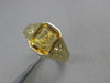 ESTATE ENGRAVED FREE MASON 14KT YELLOW GOLD FILIGREE MENS RING 11MM WIDE #21413