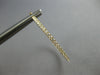 ESTATE LARGE .82CT DIAMOND 14KT YELLOW GOLD 3D INSIDE OUT HOOP HANGING EARRINGS