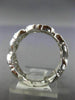 ESTATE .55CT DIAMOND 14K WHITE GOLD 3D FLOWER FILIGREE ETERNITY ANNIVERSARY RING