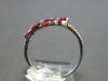 .63CT DIAMOND & AAA RUBY 14KT WHITE GOLD 3D ROUND & MARQUISE MULTI LEAF FUN RING