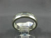 ESTATE WIDE .68CT BAGUETTE DIAMOND PLATINUM 3D 5 STONE CHANNEL ANNIVERSARY RING