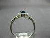ESTATE 1.47CT DIAMOND & AAA OVAL SAPPHIRE 14K WHITE GOLD CLASSIC ENGAGEMENT RING