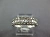 ESTATE WIDE .43CT DIAMOND 14KT WHITE GOLD 3D MULTI ROW CRISS CROSS WAVE FUN RING