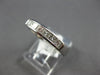 .68CT DIAMOND 14KT WHITE GOLD CLASSIC PRINCESS CHANNEL WEDDING ANNIVERSARY RING