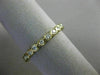 ESTATE .46CT DIAMOND 14KT YELLOW GOLD 3D BEZEL ETERNITY WEDDING ANNIVERSARY RING