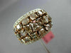 LARGE 5.55CT WHITE & PINK DIAMOND 18K WHITE & ROSE GOLD WEDDING ANNIVERSARY RING