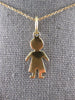 ESTATE 14K YELLOW GOLD 3D CLASSIC BABY BOY FLAT ENGRAVABLE CHARM PENDANT #27414