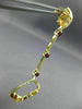 LARGE 2.7CT DIAMOND & AAA CITRINE GARNET 14K YELLOW GOLD SQUARE HANGING EARRINGS