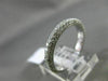 ESTATE .91CT DIAMOND 18K WHITE GOLD 3D CLASSIC ETERNITY WEDDING ANNIVERSARY RING