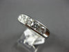 LARGE 1.45CT DIAMOND 14K WIHITE GOLD ROUND COMFORT FIT WEDDDING ANNIVERSARY RING
