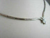 ANTIQUE 1.10CT 18K DIAMOND FLOWER DIAMOND BY THE YARD WHITE GOLD NECKLACE F VVS