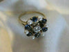 ANTIQUE 1.50CT OLD MINE DIAMOND AAA SAPPHIRE & PEARL 14K YELLOW GOLD 3D RING 815