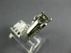 ESTATE .30CT DIAMOND 14K WHITE GOLD 3D TENSION SEMI MOUNT ENGAGEMENT RING #16097