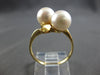 ESTATE AAA SOUTH SEA PEARL 14KT YELLOW GOLD CLASSIC CRISS CROSS LOVE RING 28165